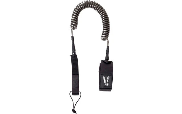 Indiana SUP Coil Leash Sicherheitsleine Schwarz