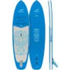 Indiana 10'6 Family Pack Aufblasbares Stand Up Paddling-Board Inkl. Paddel Und Luftpumpe Blau
