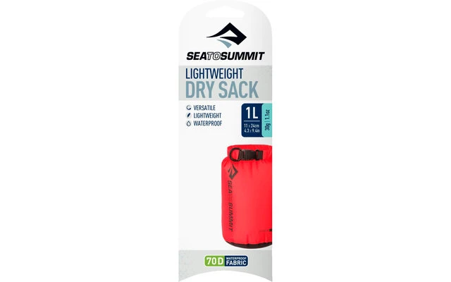Sea To Summit Lightweight 70D Dry Sack Trockensack 1 Liter Schwarz â Bild 2