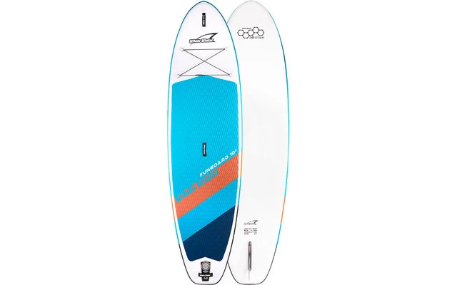 White Water Funboard 10'2" Aufblasbares Stand Up Paddling-Board Inkl. Paddel Und Luftpumpe Deepwater