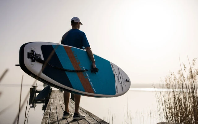 White Water Funboard 10'2" Aufblasbares Stand Up Paddling-Board Inkl. Paddel Und Luftpumpe Deepwater â Bild 6