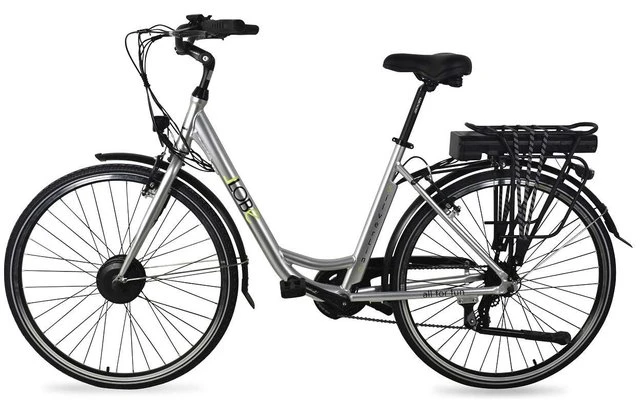 LLobe SilverLine City-E-Bike 28 Zoll 10 Ah Silber â Bild 2