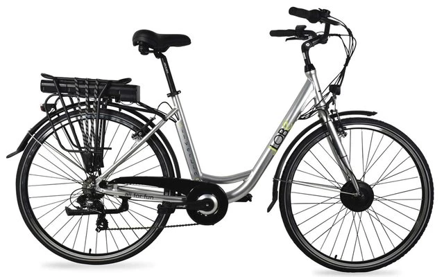 LLobe SilverLine City-E-Bike 28 Zoll 10 Ah Silber â Bild 3
