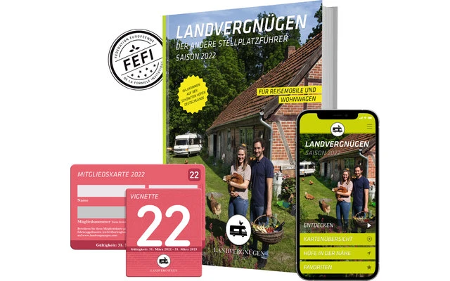 Landvergnügen Stellplatzführer Deutschland 2022