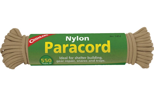 Coghlans Paracord Fallschirmseil 15,25 M Oliv â Bild 3