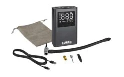 Eufab Batteriebetriebener Mini Kompressor Mit Integrierter Powerbank 800 MAh