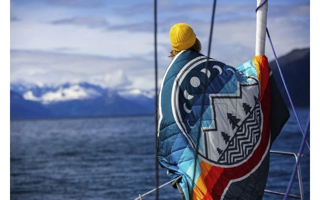 Voited Recycled Ripstop Outdoor Camping Decke Camp Vibes/greengabel â Bild 4