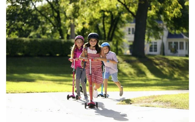 Micro Maxi Deluxe Kinder Kickboard Pink – Bild 4