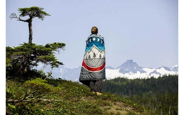 Voited Recycled Ripstop Outdoor Camping Decke Marsh Grey â Bild 5