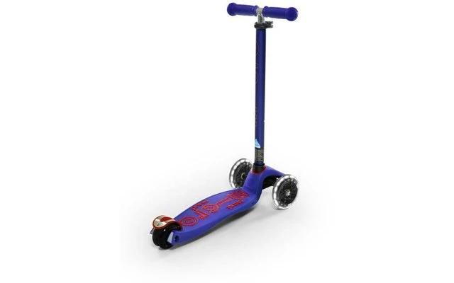 Micro Maxi Deluxe LED Kinder Kickboard Blau â Bild 4