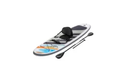 Bestway Hydro Force Stand Up Paddling Allround Board Set 5 Teilig White Cap Mit Sitz 305 X 84 X 12 Cm