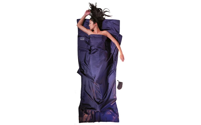 CocoonLeicht-Reiseschlafsack Rechteck Seide Dark Olive Green â Bild 5