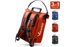 Valkental ValkOne 3-in-1 Fahrradtasche 25 Liter Rot