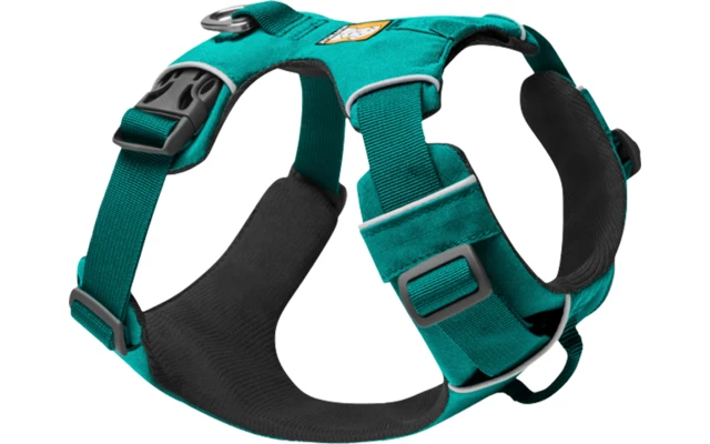 Ruffwear Front Range Gepolstertes Hundegeschirr Aurora Teal XXS