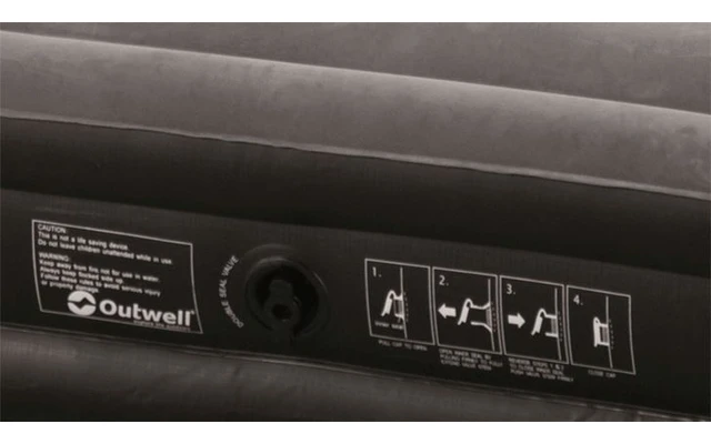 Outwell Excellet Luftmatratze Single 200 X 80 Cm Schwarz/grau â Bild 5