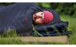 Robens Moraine 2 Mumienschlafsack Dunkelblau Reißverschluss Links