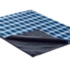 High Peak Cozy Blanket Outdoor Picknick Decke Mit Isolierung 150 X 180 Cm Blau/schwarz