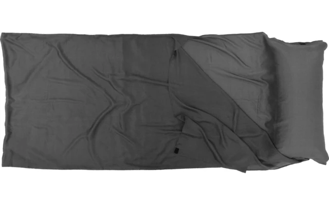 Origin Outdoors Sleeping Liner Seide Inlett Dunkelgrau â Bild 6